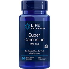 Life Extension Super Carnosine 500 mg, 60 vege caps (Expiry Dec 2023)